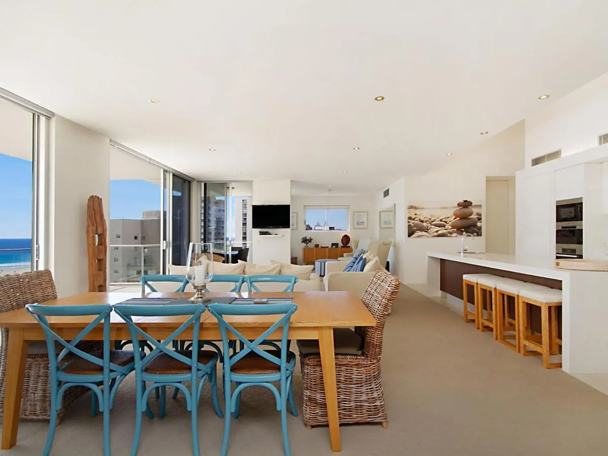 Eden Apartments Unit 1001 - Luxury 3 Bedroom Penthouse Close To The Beach In Rainbow Bay Coolangatta Gold Coast 0*,